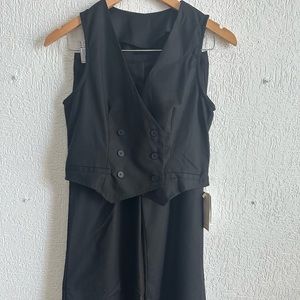 Minimalist Linen Two Piece Pants Set